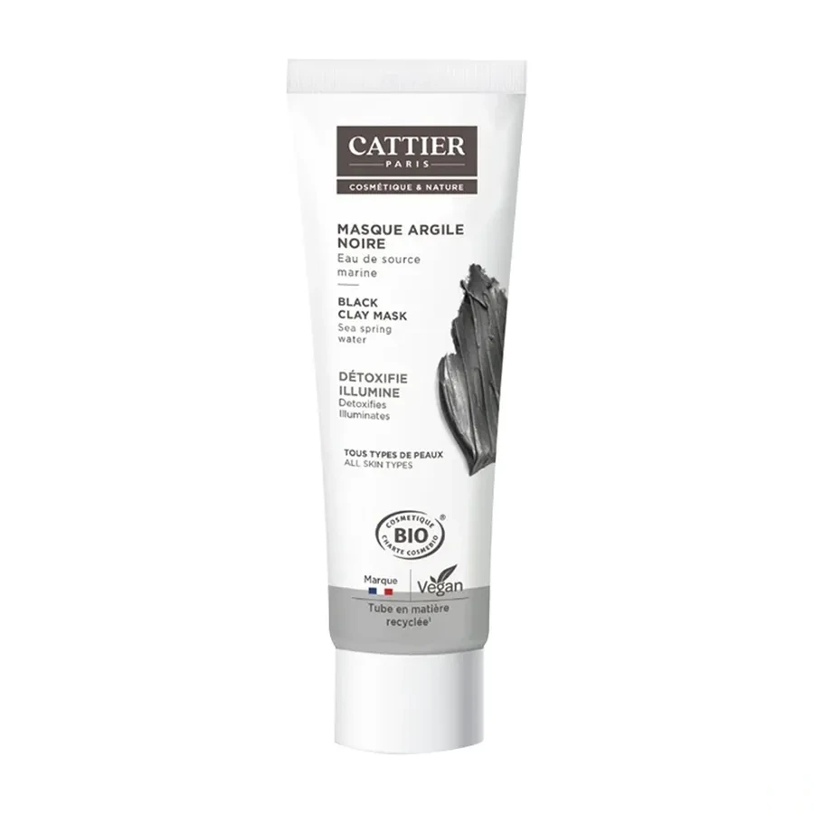 Cattier Masque Argile Noire Bio