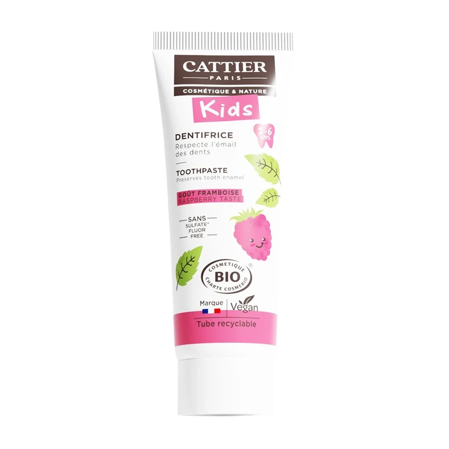 Cattier Dentifrice Bio 2-6 ans