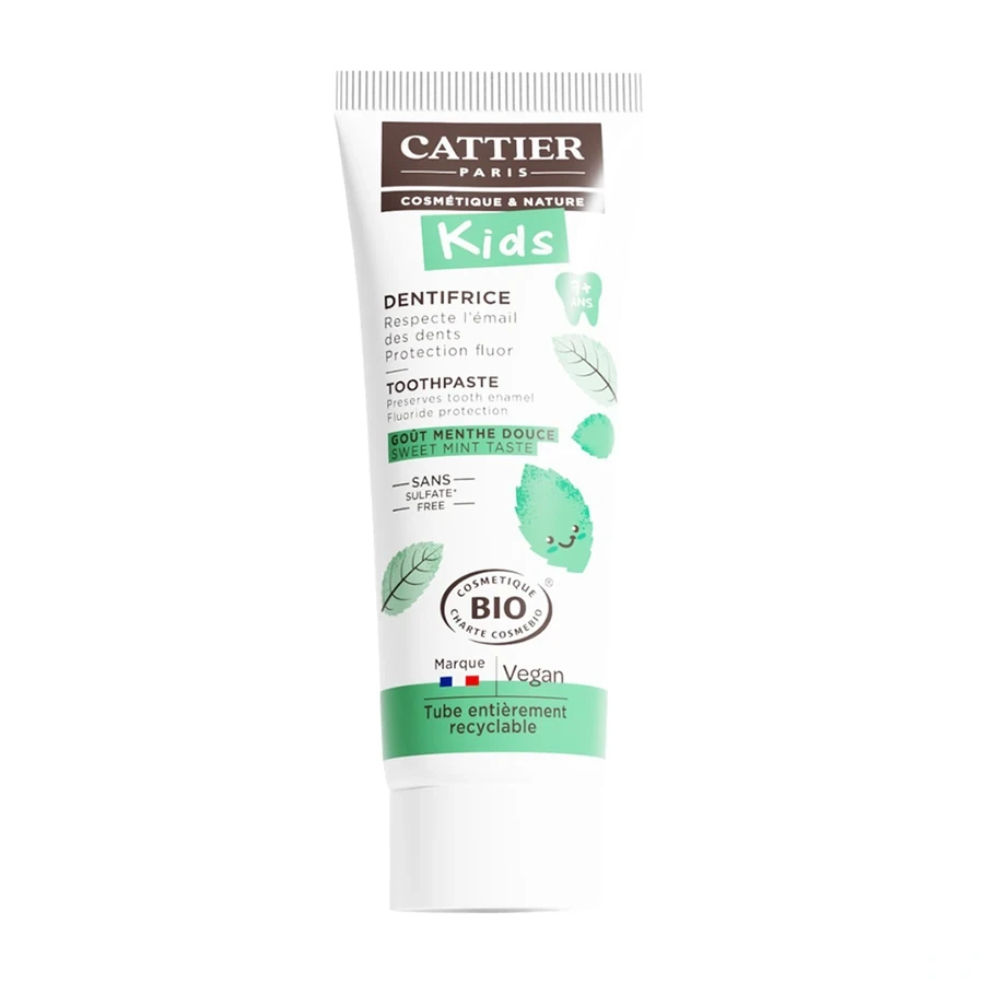 Cattier Dentifrice Bio 7 ans+