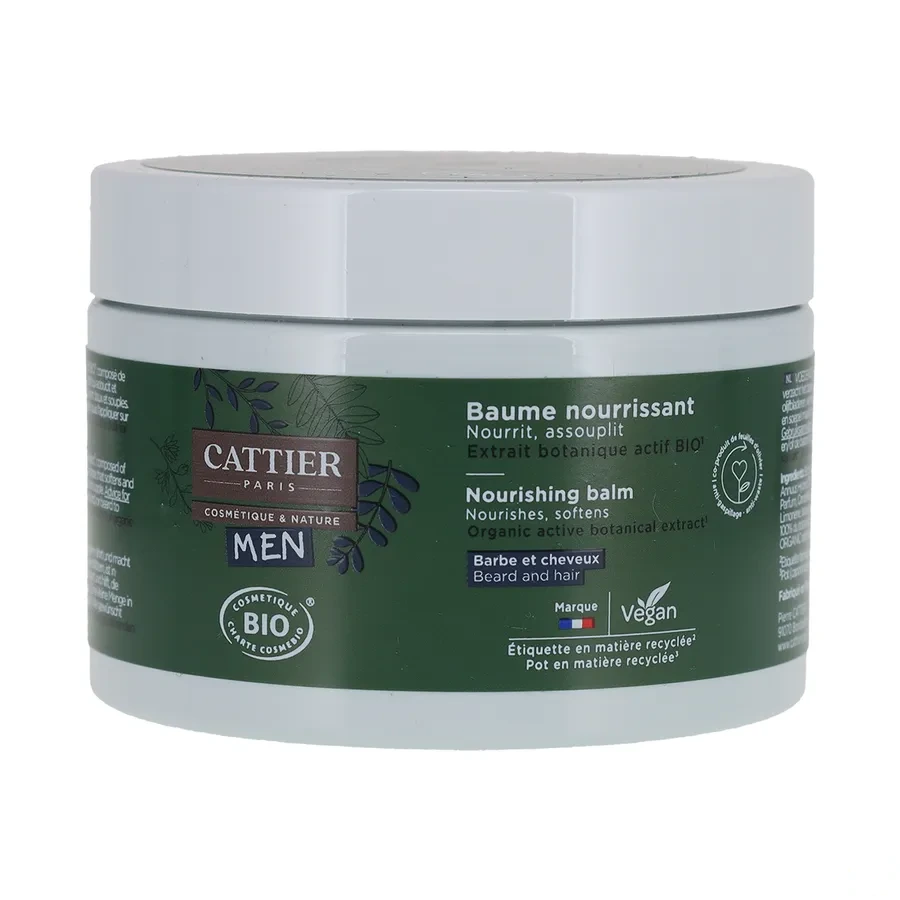 Cattier Men Baume Nourrissant Barbe et Cheveux