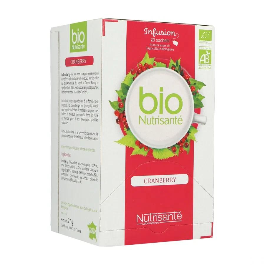 Nutrisanté Infusion Cranberry & Fleur d'Hibiscus