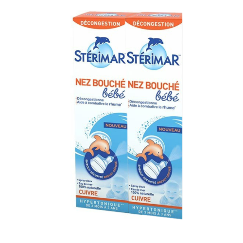 Stérimar Nez Bouché Bébé Spray Hypertonique Cuivre