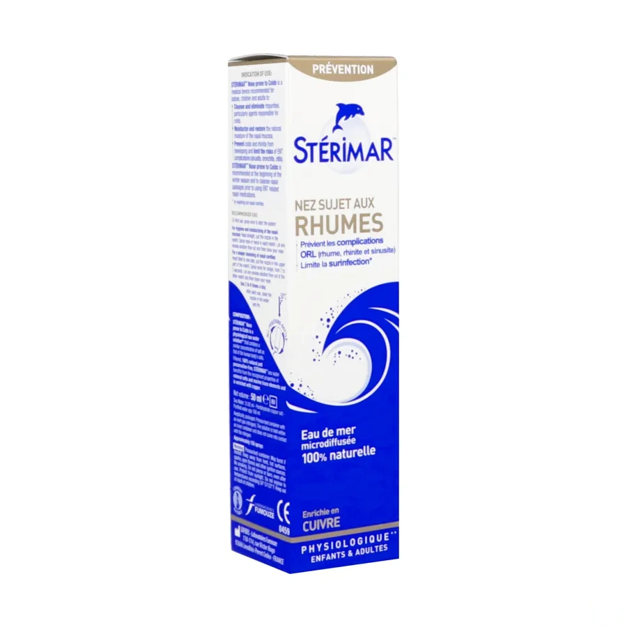 Stérimar Cuivre Nez Sujet Aux Rhumes