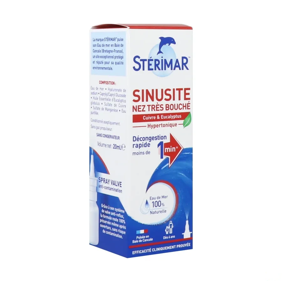 Stérimar Sinusite Nez Très Bouché