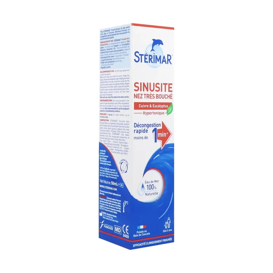 Stérimar Sinusite Nez Très Bouché