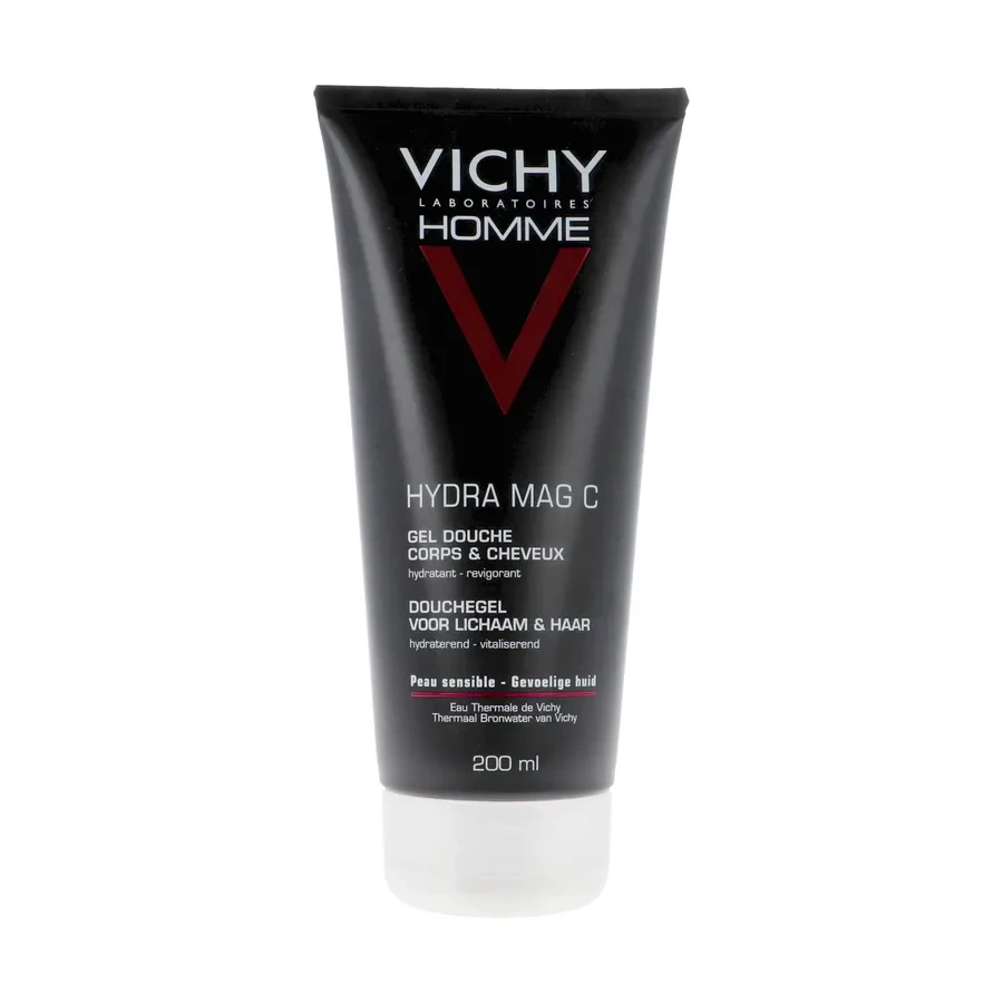 Vichy Homme Hydra Mag C Gel douche Corps et cheveux