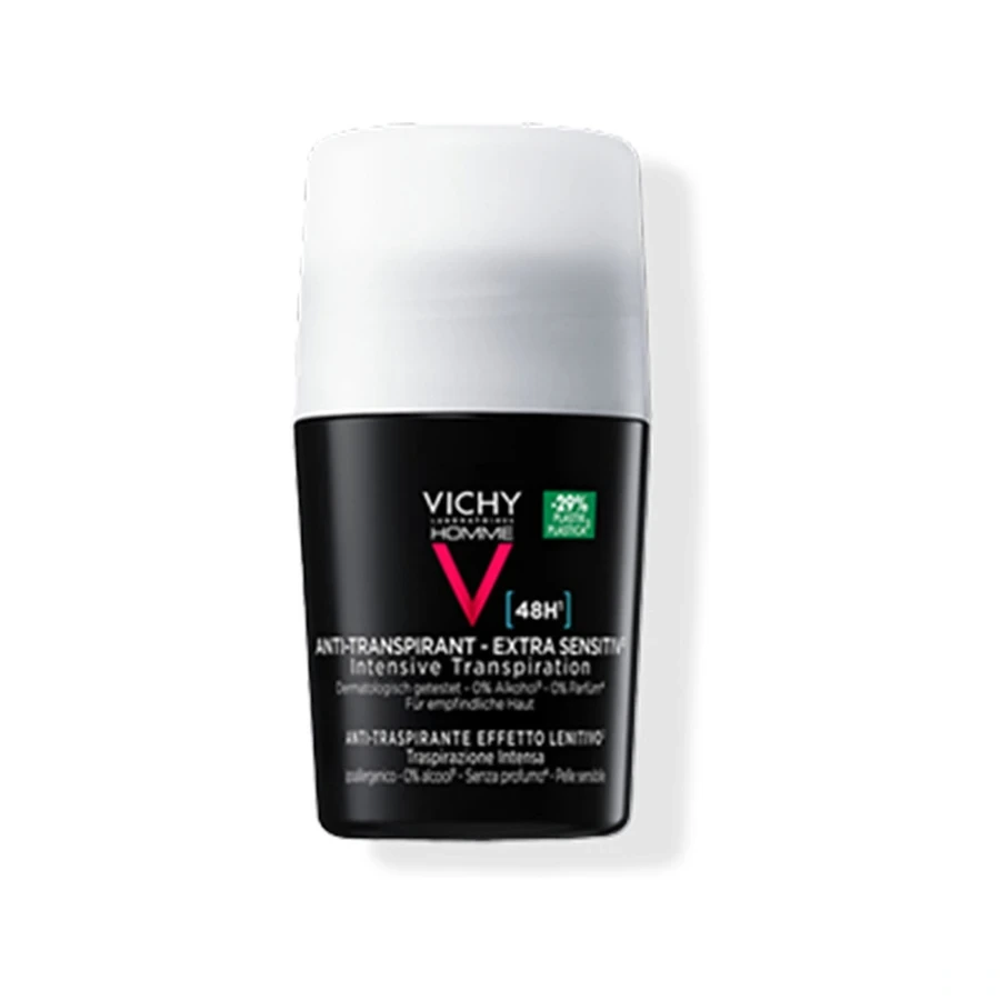 Vichy Homme Déodorant Anti-transpirant 48h Peaux sensibles