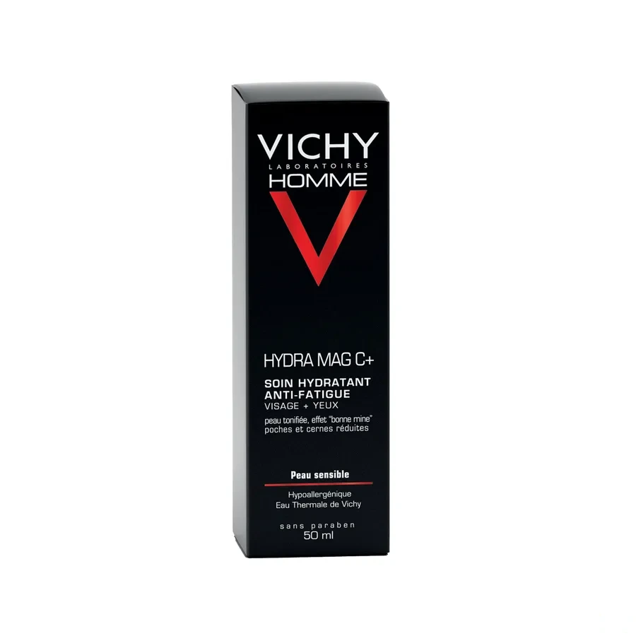 Vichy Homme Hydra Mag C+ Soin Hydratant Anti-Fatigue
