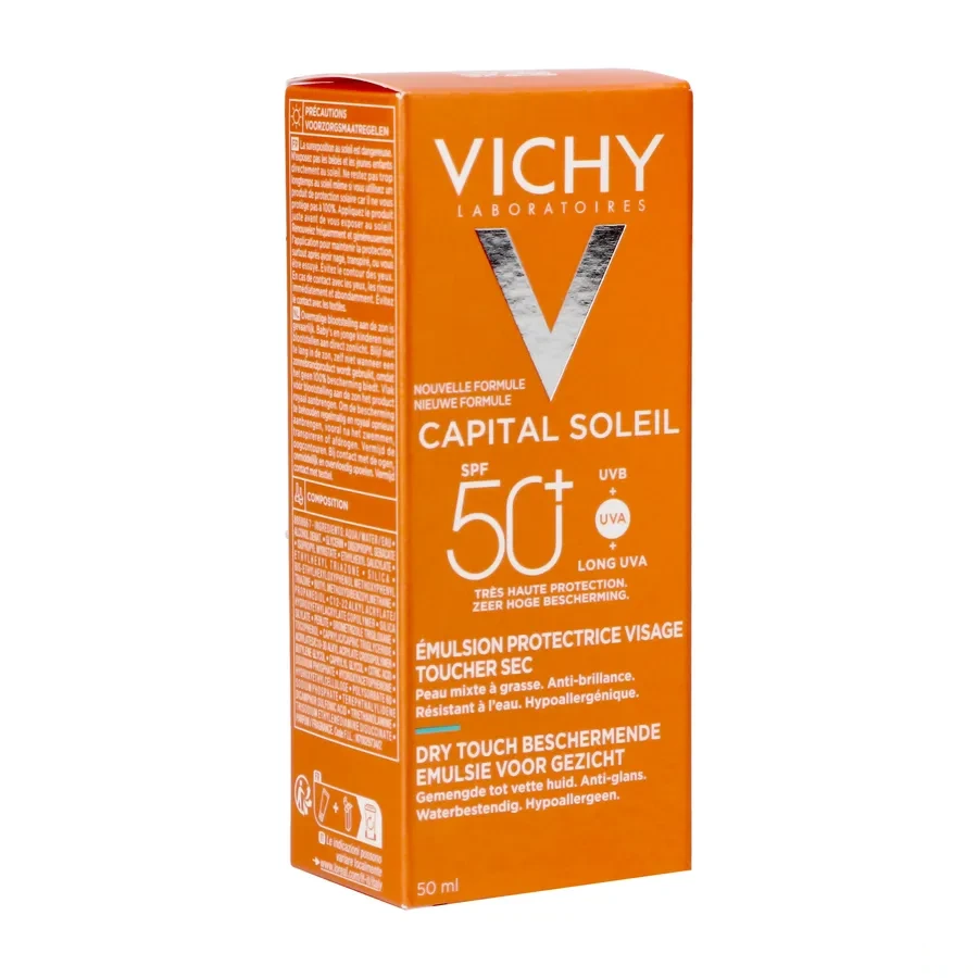 Vichy Capital Soleil Emulsion Toucher Sec Anti-Brillance SPF50