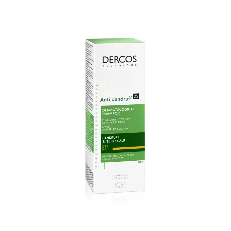 Dercos Shampooing Anti-Pelliculaire Traitant Cheveux Secs