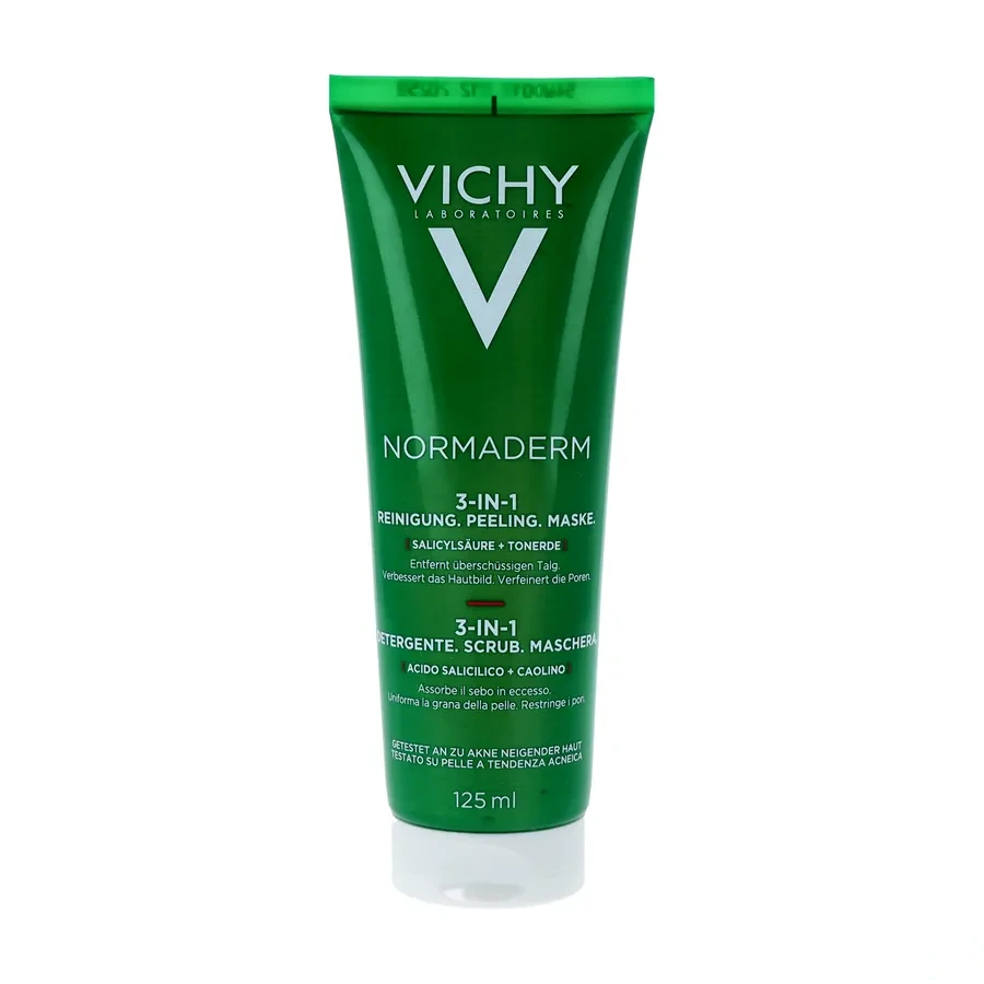 Vichy Normaderm 3en1 Exfoliant + Nettoyant + Masque