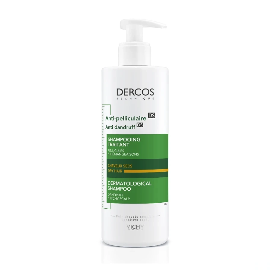 Dercos Shampooing Anti-Pelliculaire Traitant Cheveux Secs