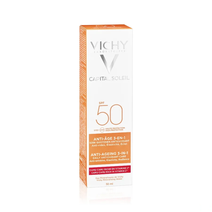 Vichy Capital Soleil Soin Antioxydant Anti-Âge SPF50