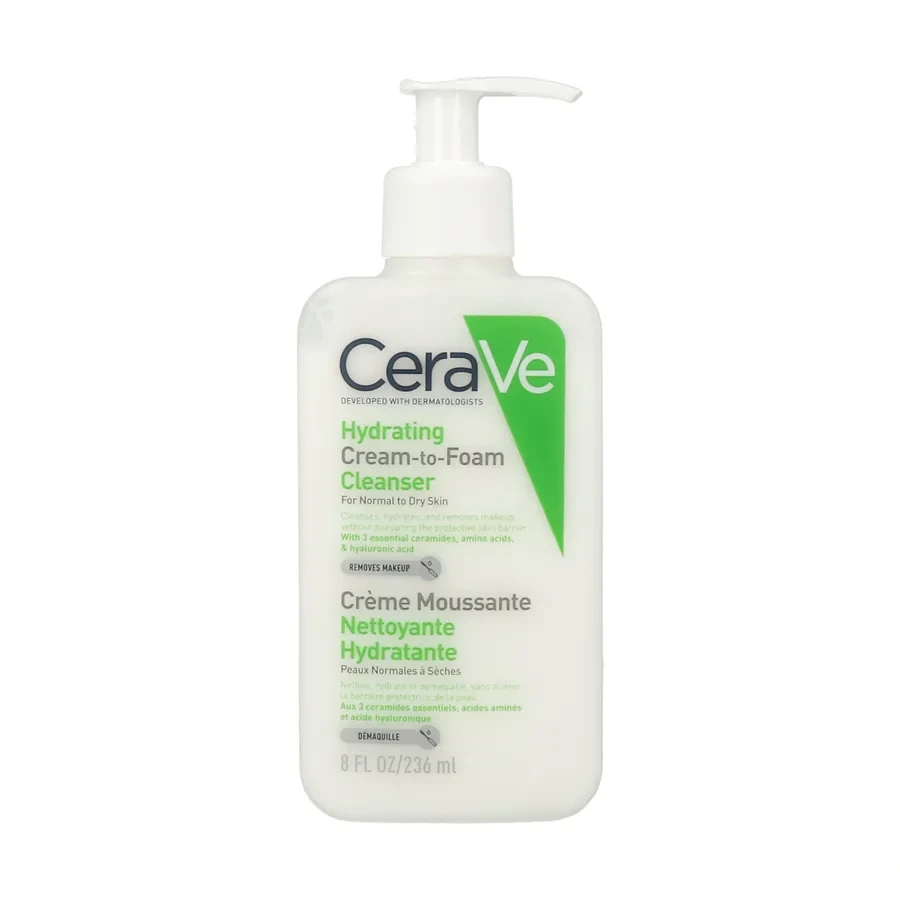 CeraVe Crème Moussante Nettoyante Hydratante