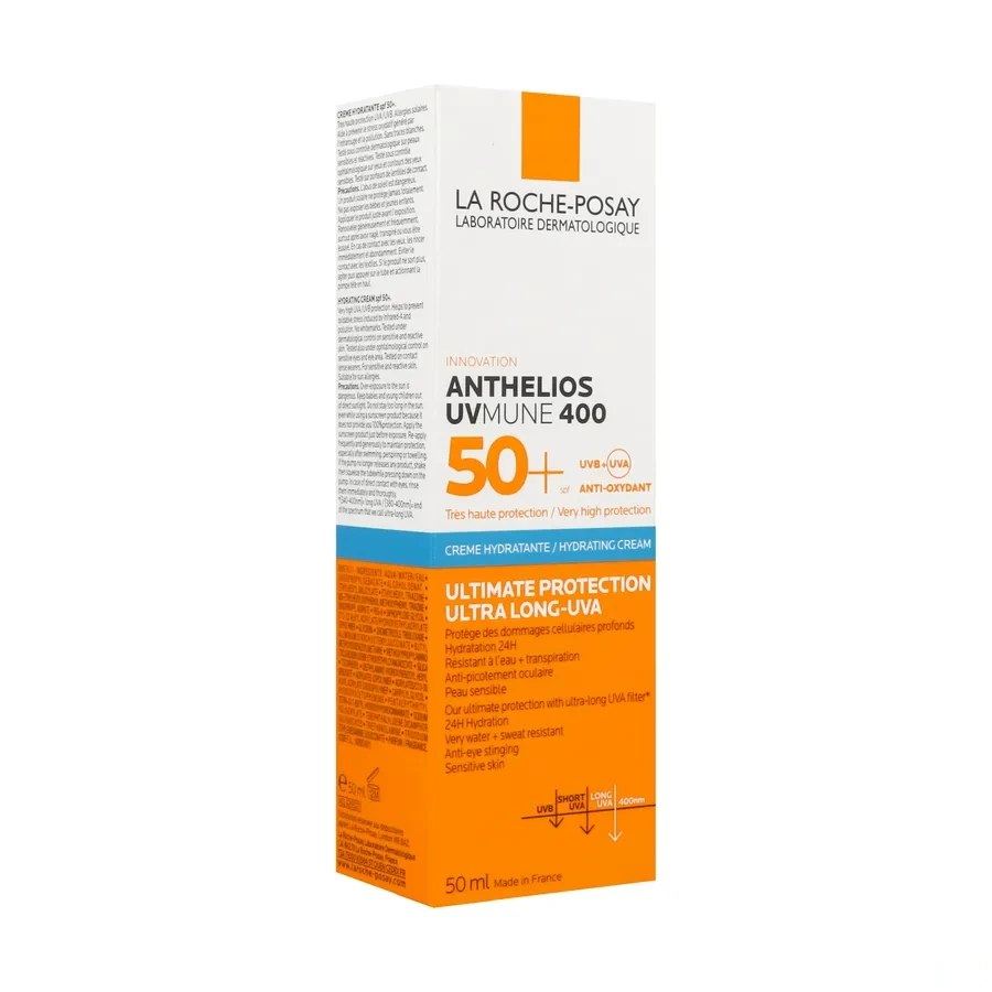 Anthelios UVMune 400 Crème Solaire Hydratante SPF 50+