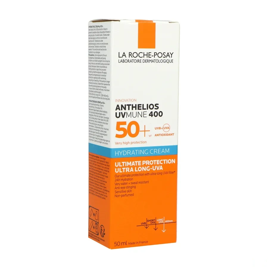 Anthelios UVMune 400 Crème Solaire Hydratante SPF 50+