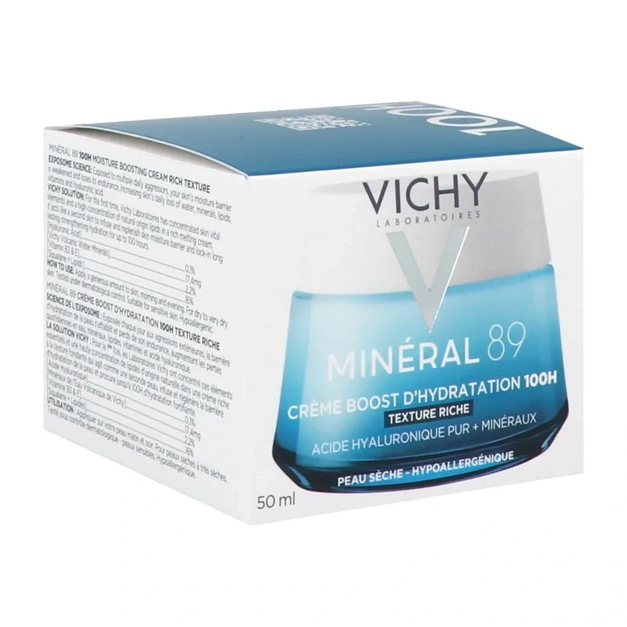 Vichy Minéral 89 Crème Boost d'Hydratation