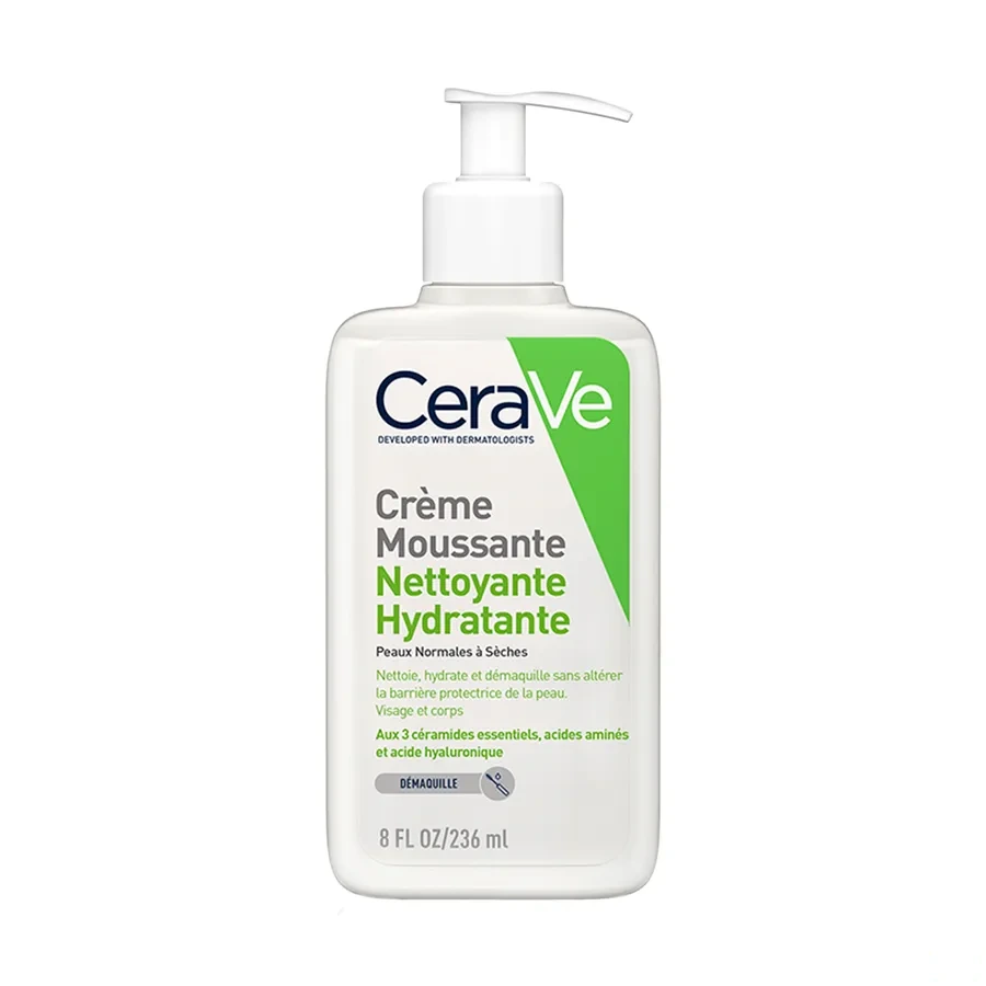 CeraVe Crème Moussante Nettoyante Hydratante