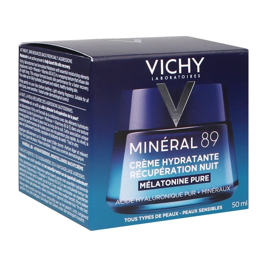 Vichy Minéral 89 Crème Hydratante Récupération Nuit