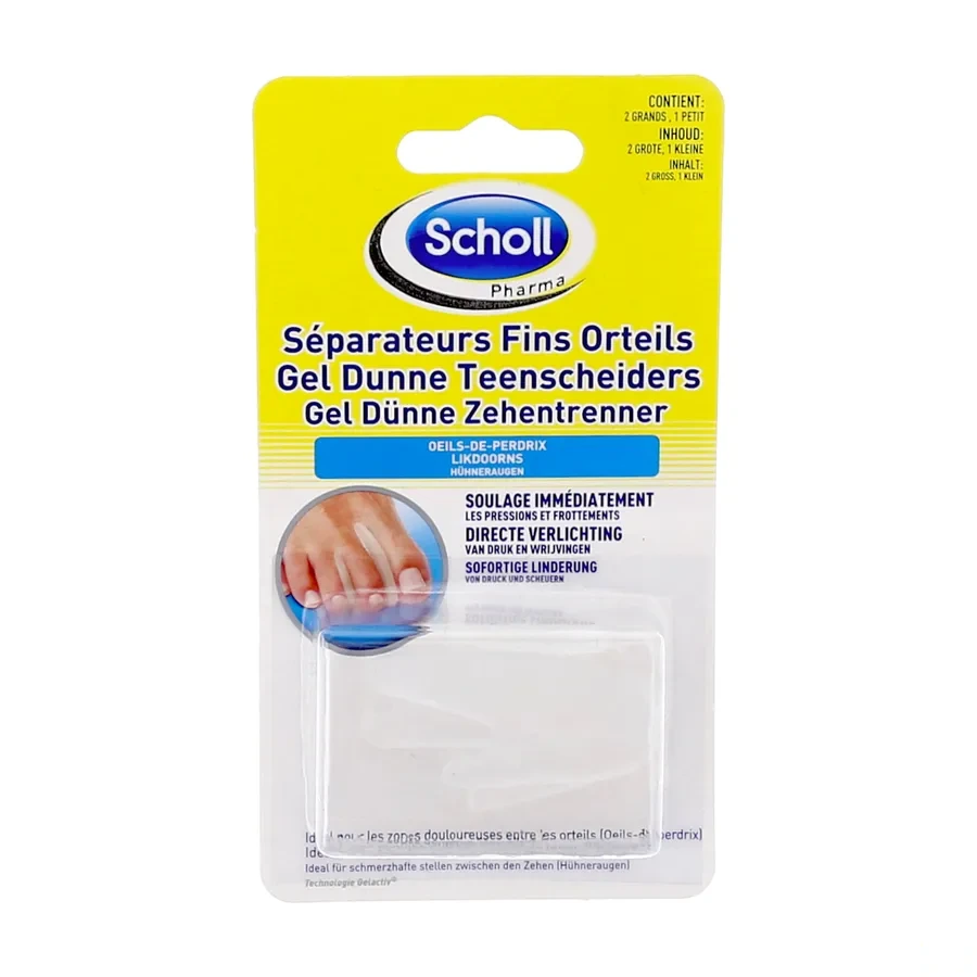 Scholl Séparateurs Fins Orteils