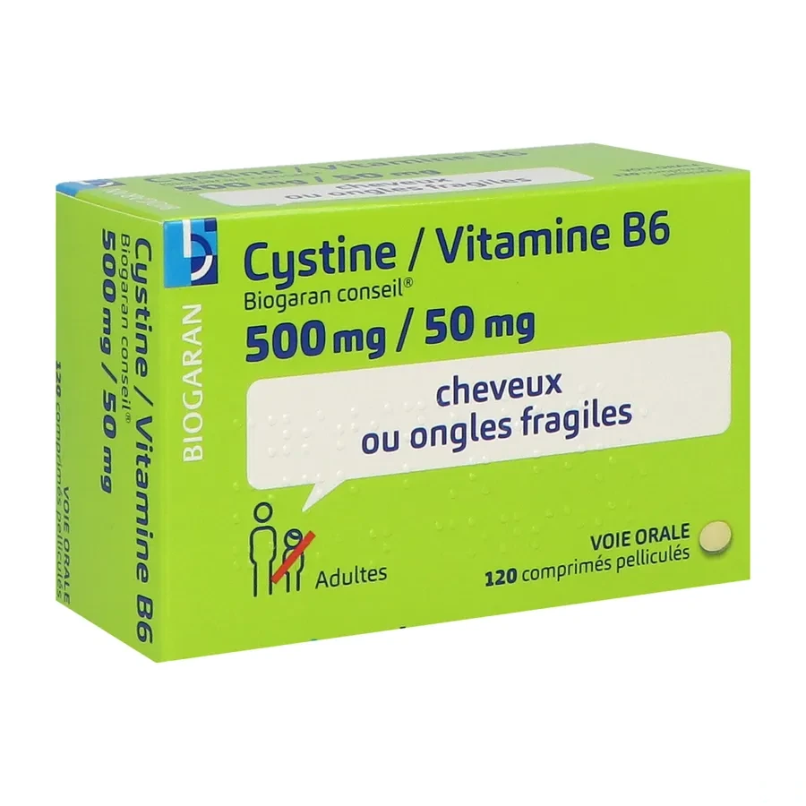 Cystine Vitamine B6 Biogaran