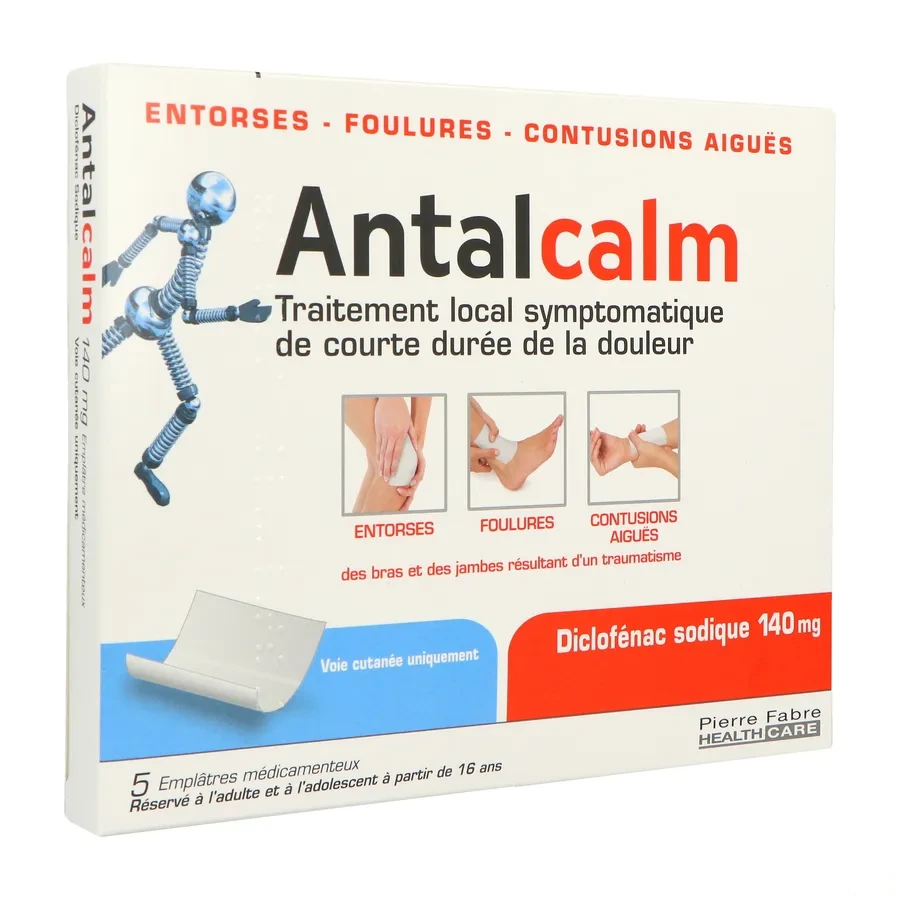 Antalcalm Emplâtres 140mg