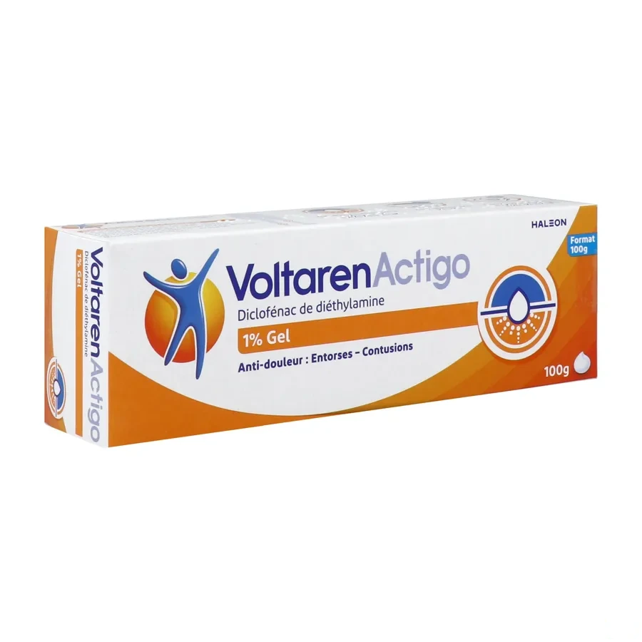 VoltarenActigo 1% Gel Entorses - Contusions