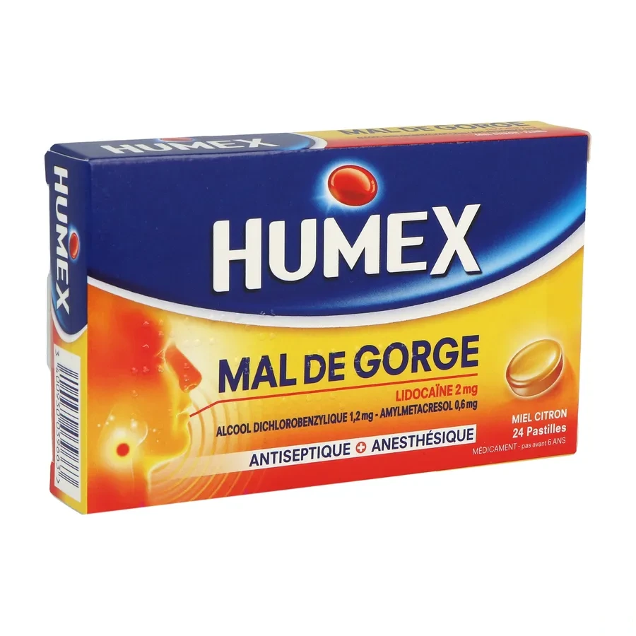 Humex Mal de Gorge Pastilles