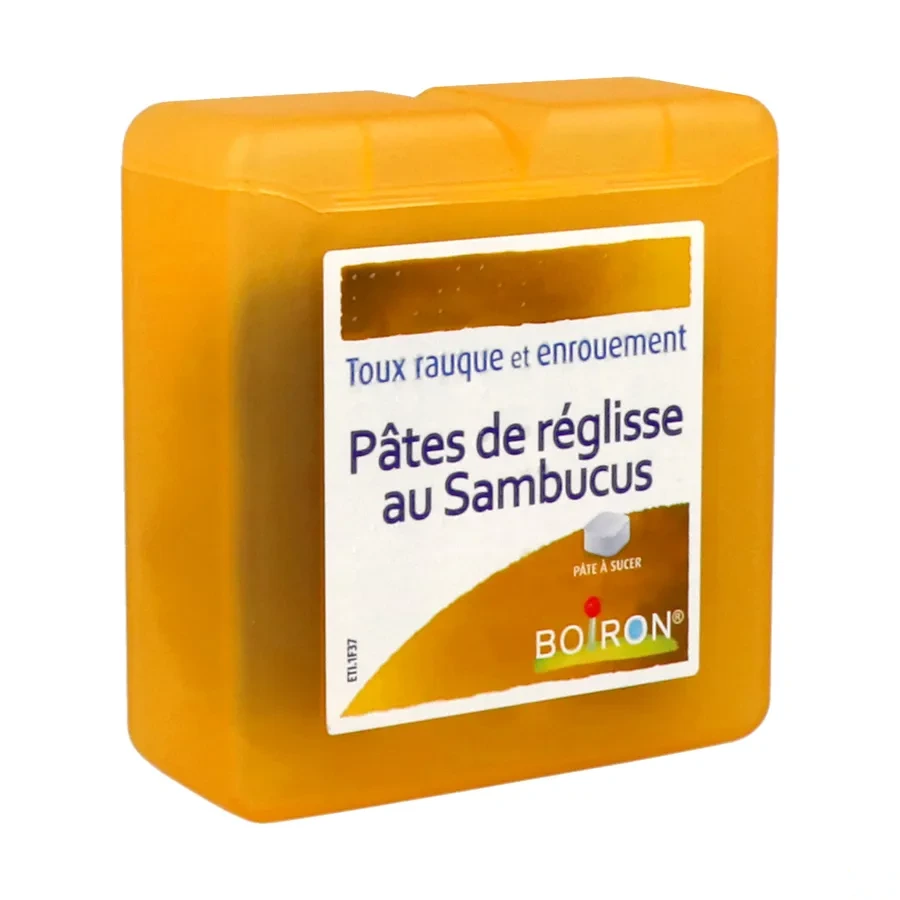 Sambucus Pâtes à sucer Adjuvant au traitement de la toux Boiron