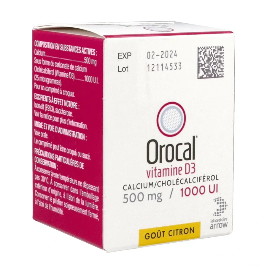 Orocal 500mg / 1000 UI