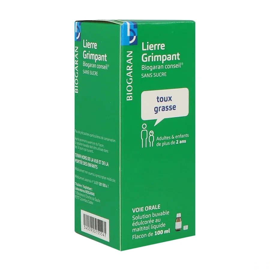 Sirop Lierre Grimpant