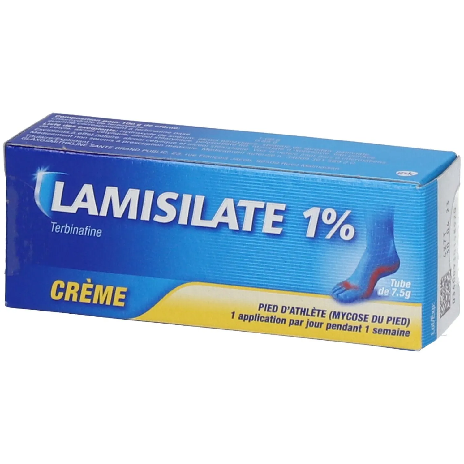 Lamisilate 1% Crème 7,5g