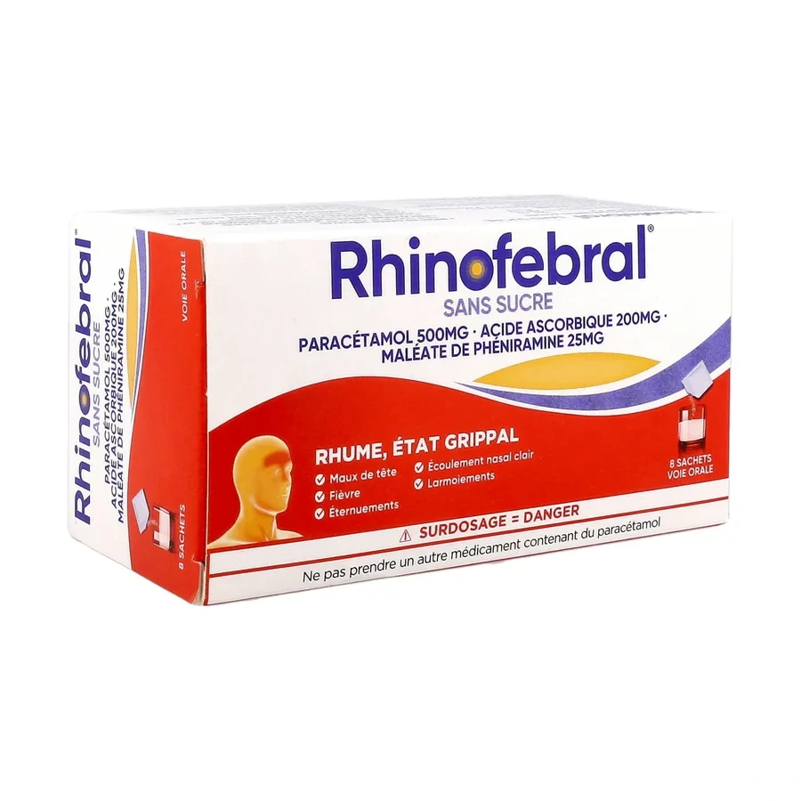 Rhinofebral Sans Sucre Rhume Etat Grippal