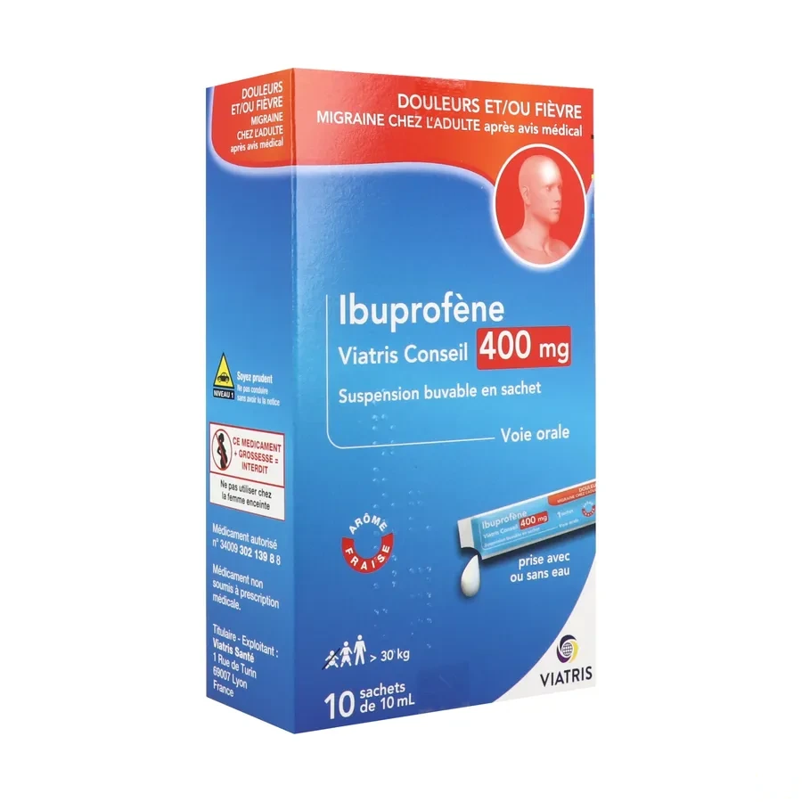 Ibuprofène 400 mg