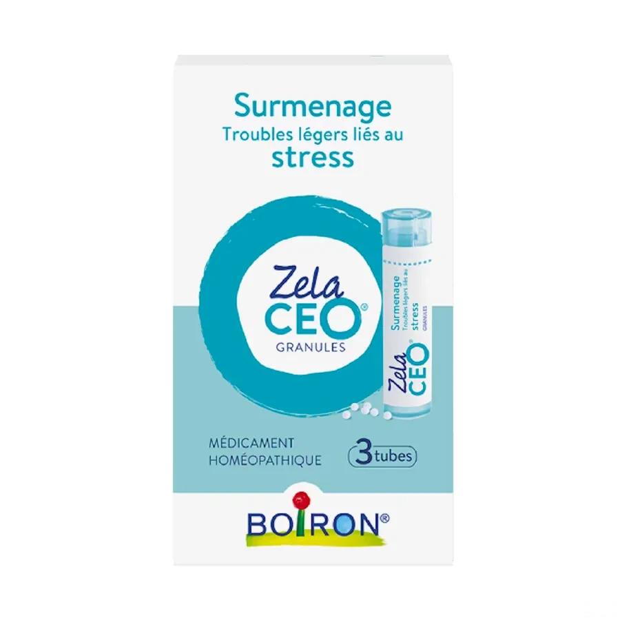Boiron ZelaCEO Surmenage et Stress Granules