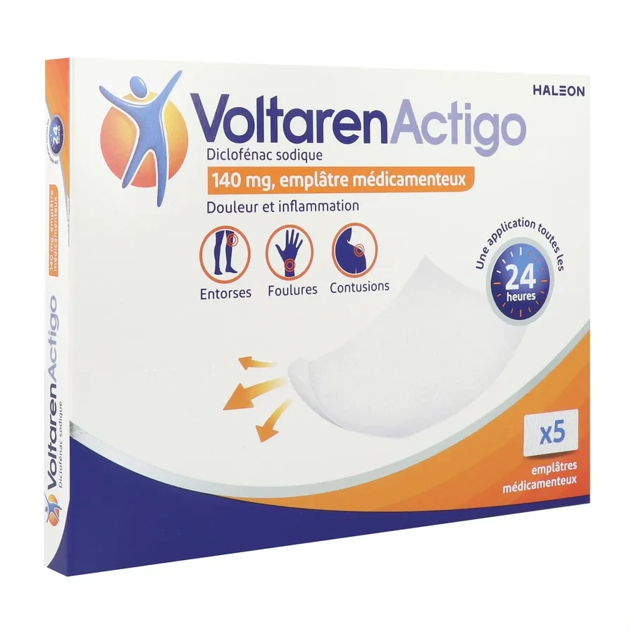 Voltaren Actigo Emplâtre Médicamenteux