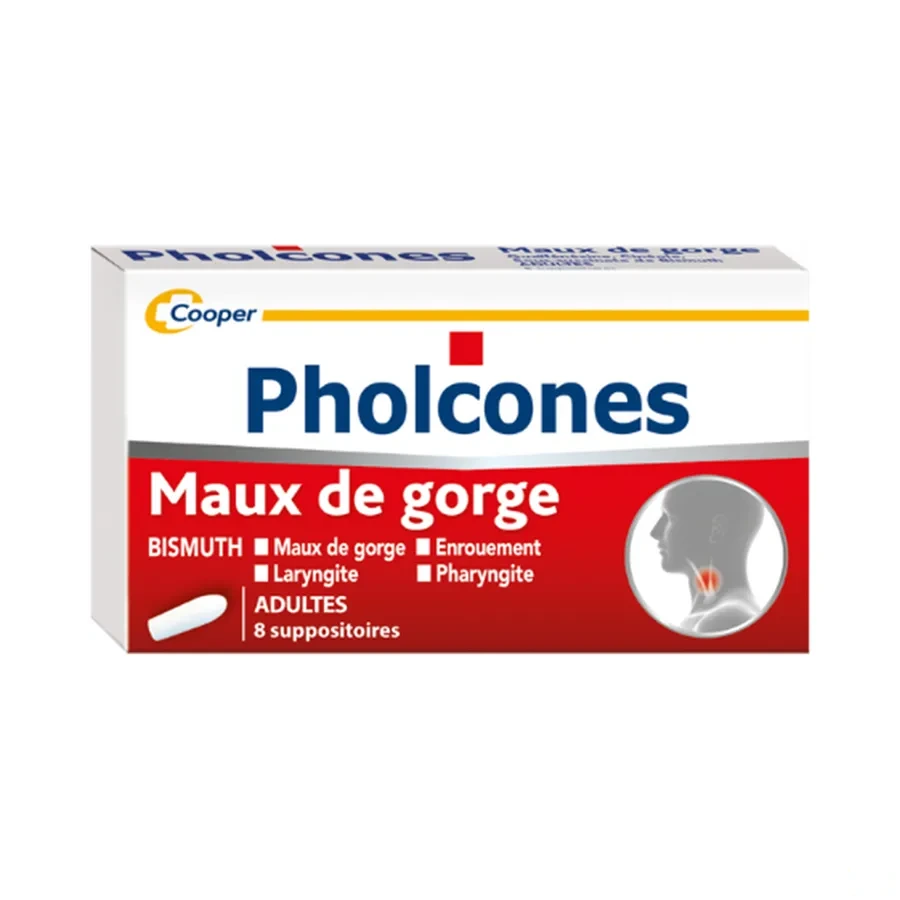 Pholcones Bismuth Maux de Gorge