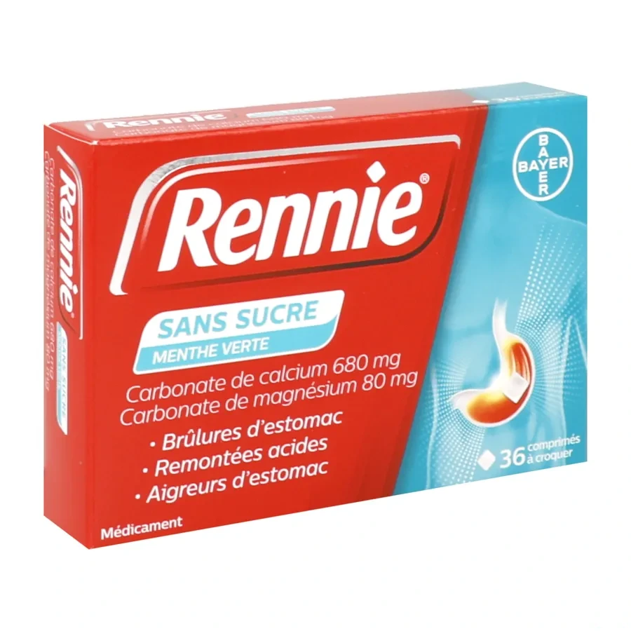 Rennie - Remontées acides et brûlures d'estomac