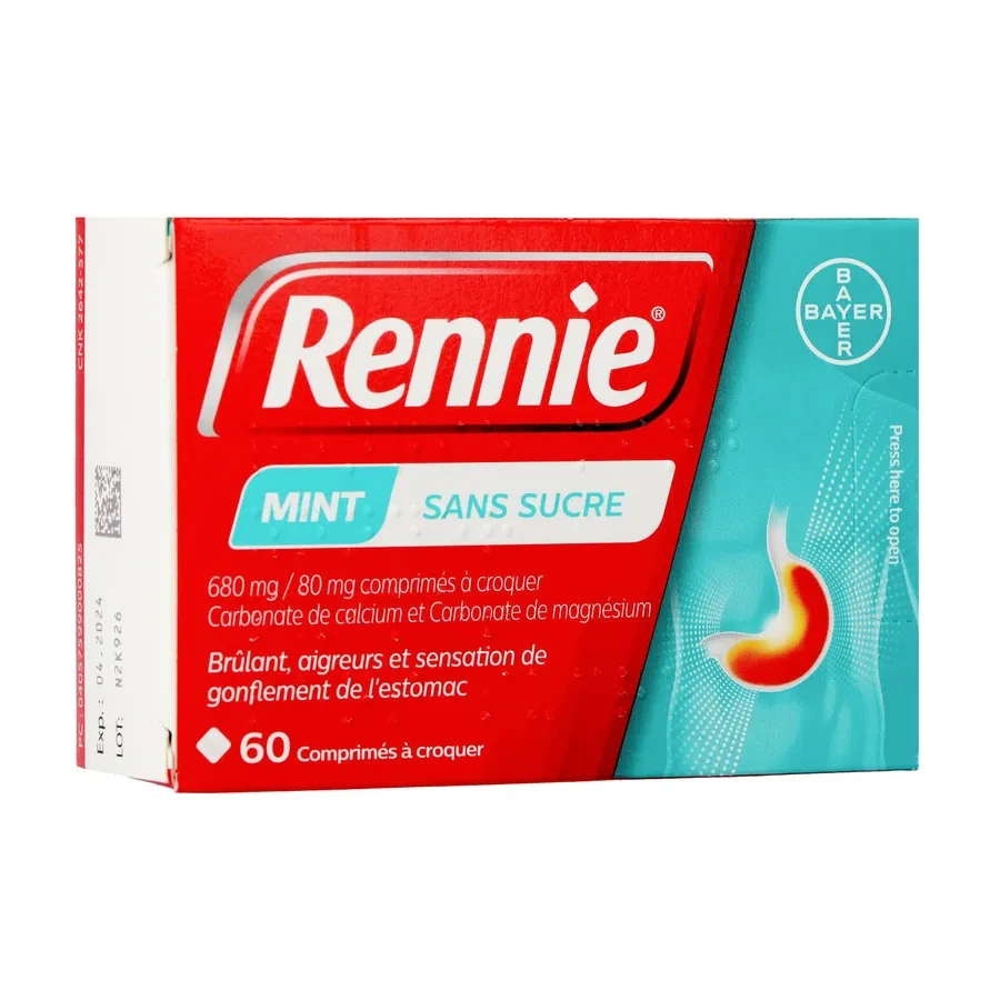 Rennie - Remontées acides et brûlures d'estomac