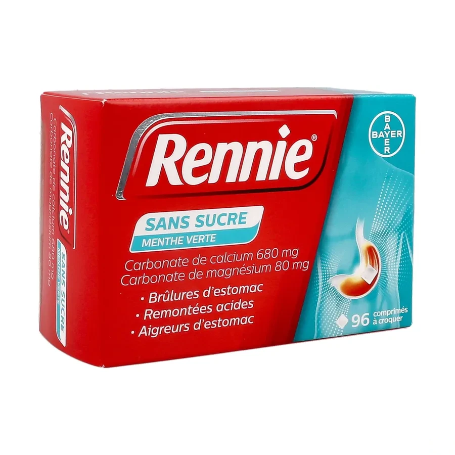 Rennie - Remontées acides et brûlures d'estomac