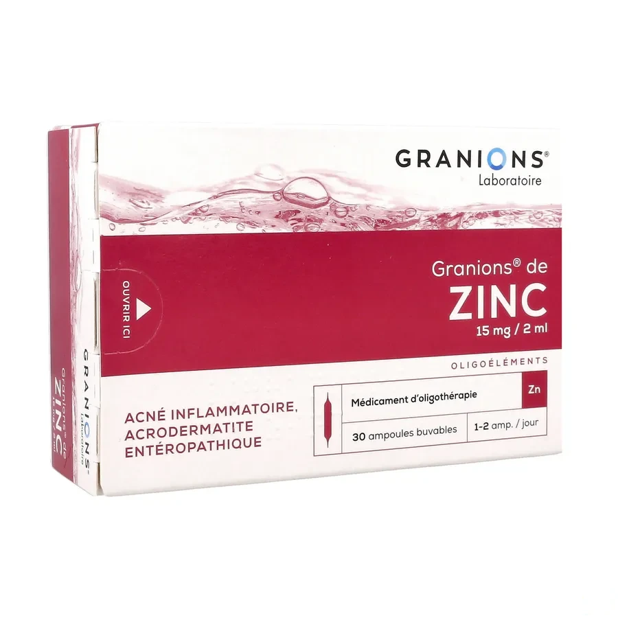 Granions de zinc