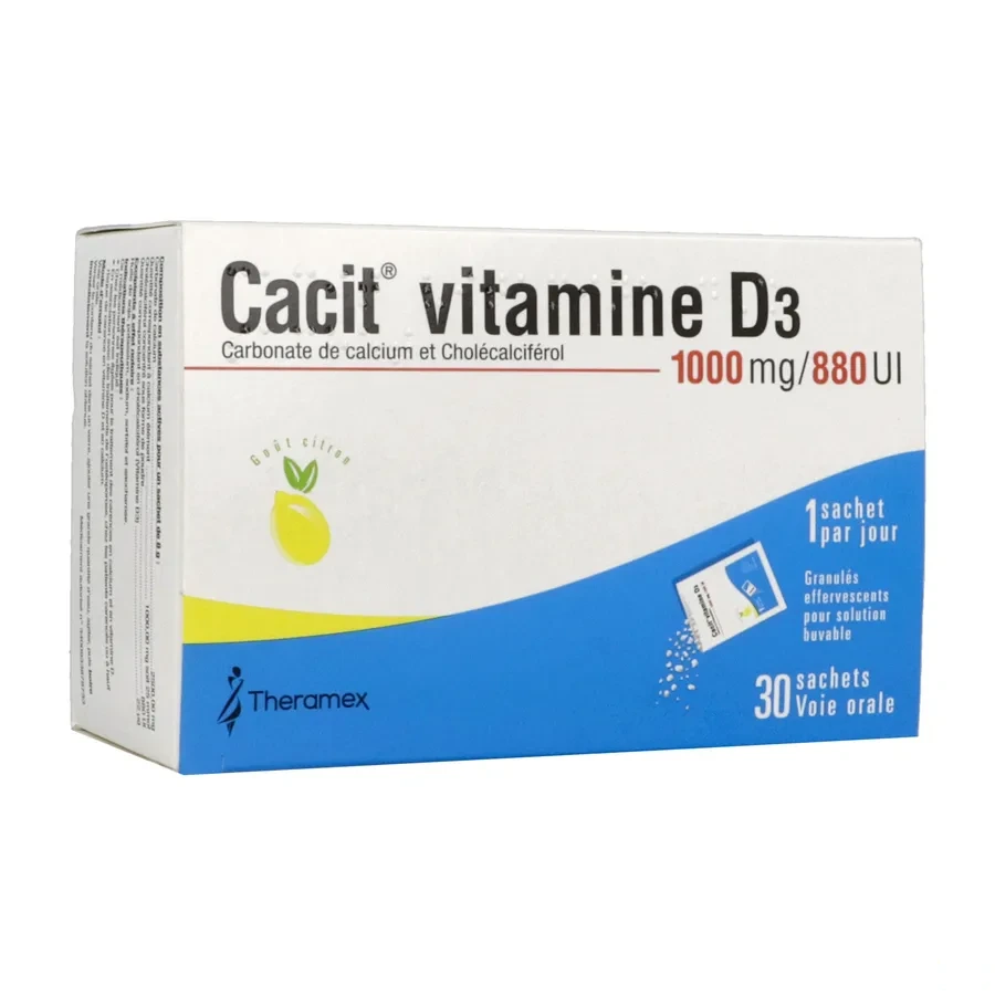 Cacit Vitamine D3 1000mg / 880UI sachets