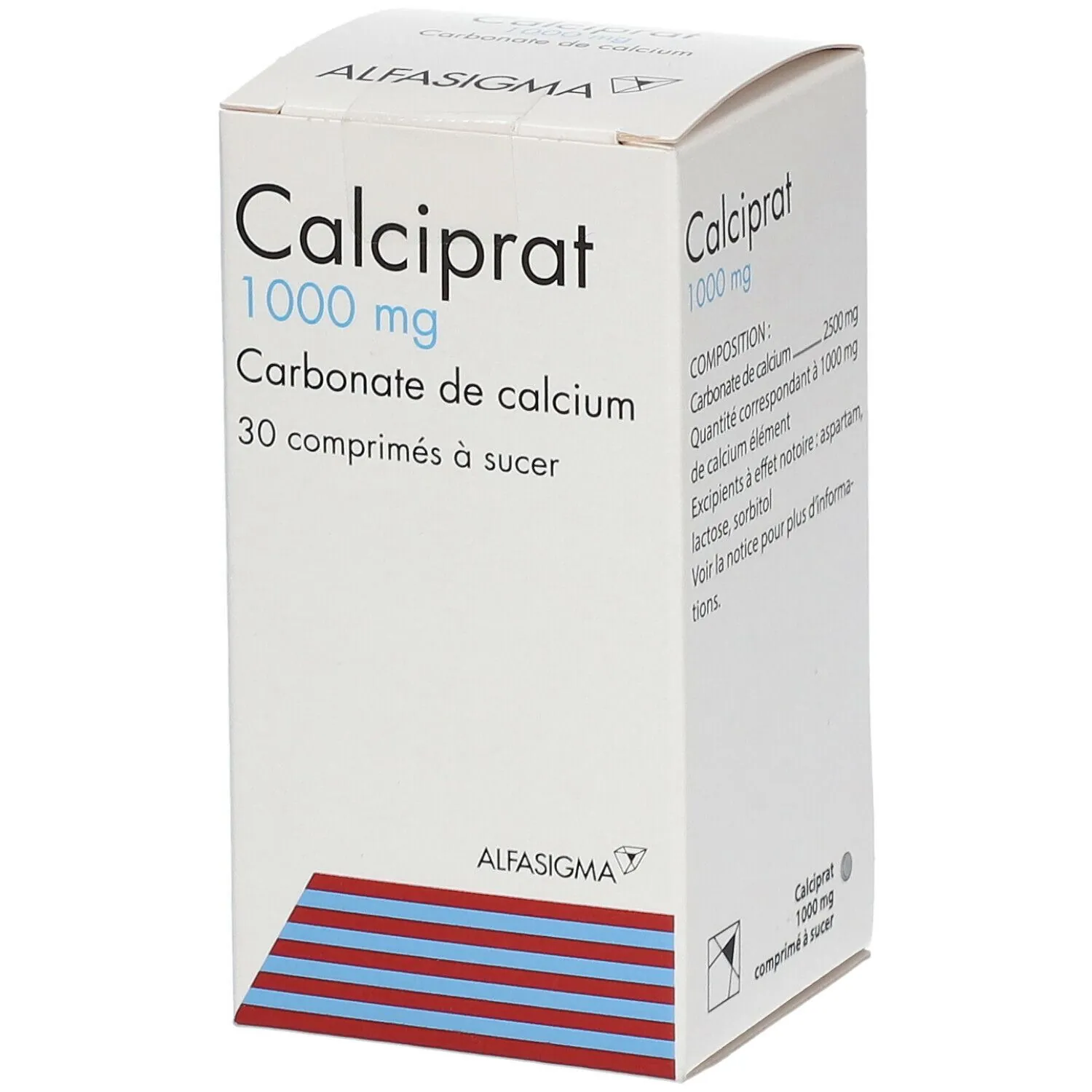 Calciprat 1000mg 30 comprimés à sucer