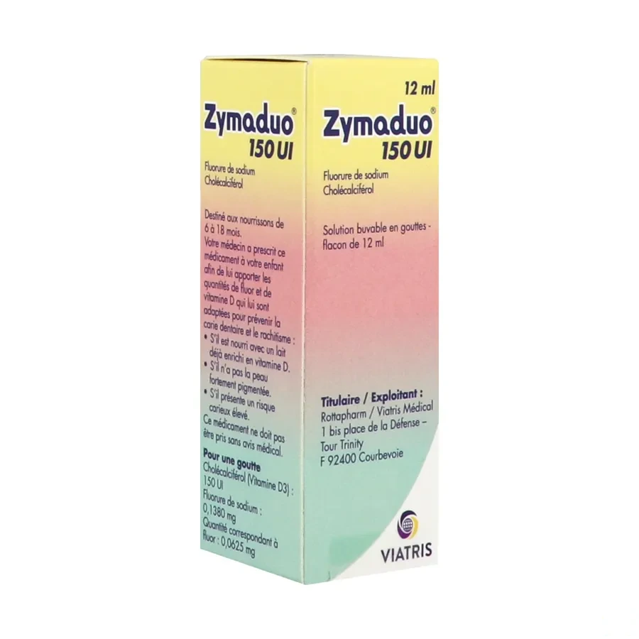 Zymaduo 150 UI solution buvable en flacon compte-gouttes 12ml