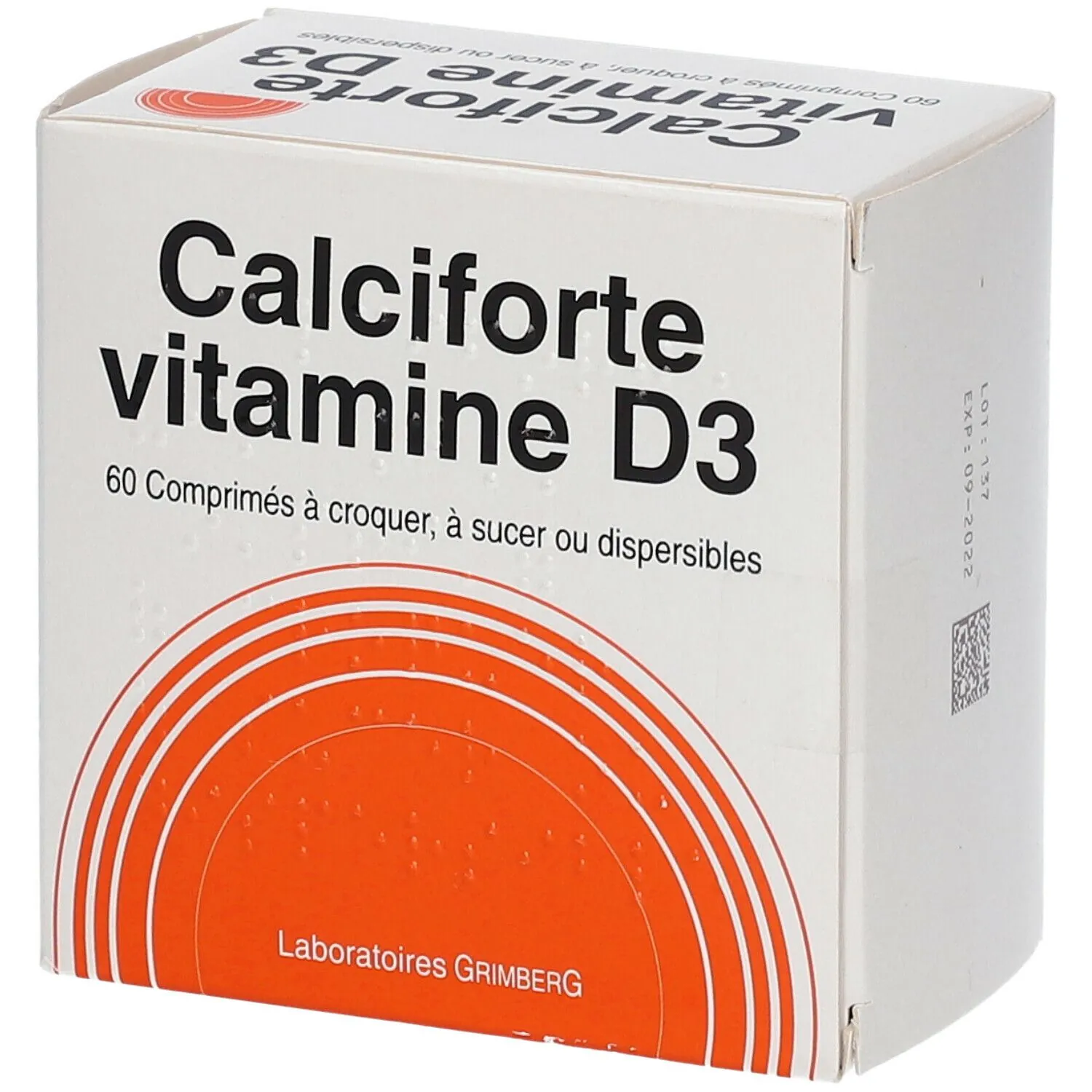 Calciforte vitamine D3 Comprimés