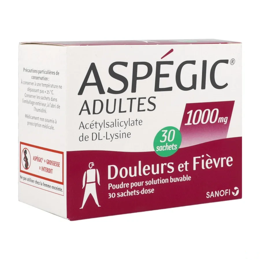 Aspégic Adulte 1000 mg