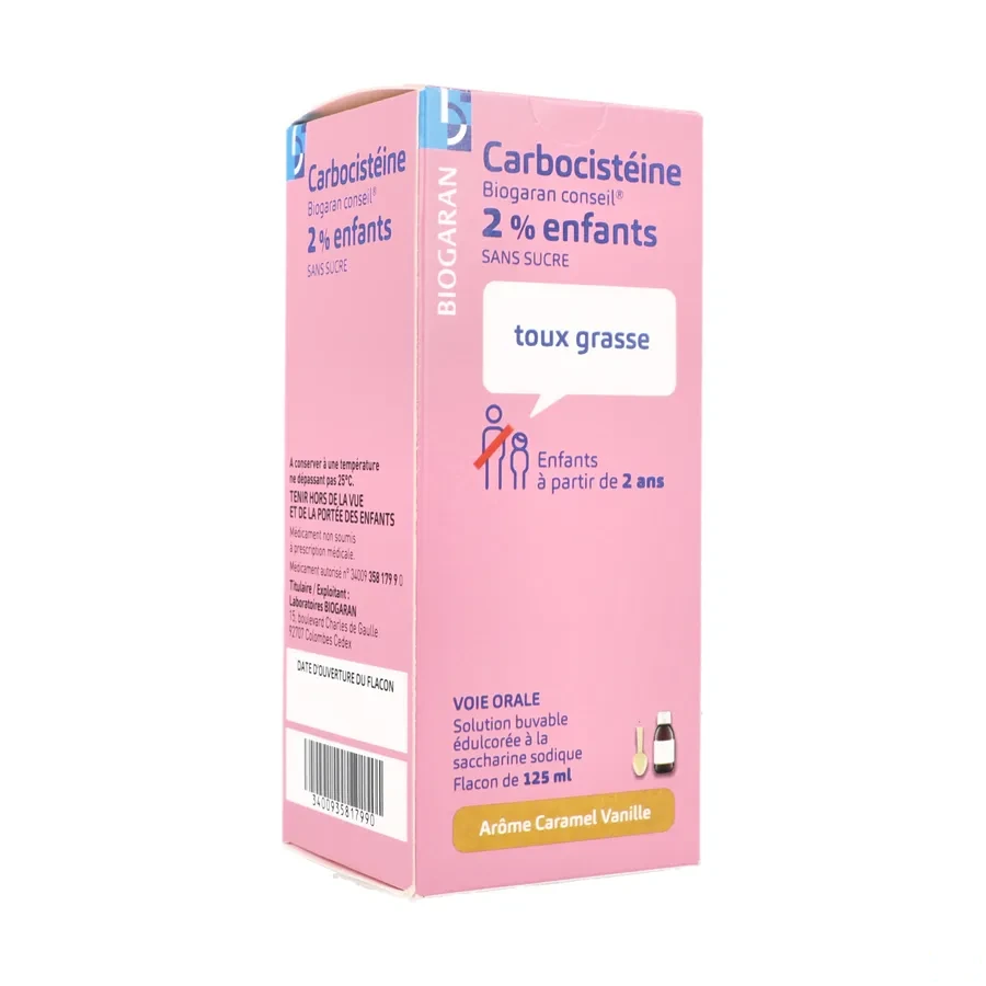 Carbocistéine Enfants