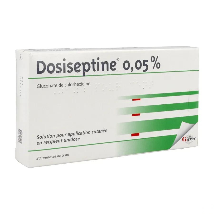Dosiseptine 0,05% Solution Antiseptique en unidoses