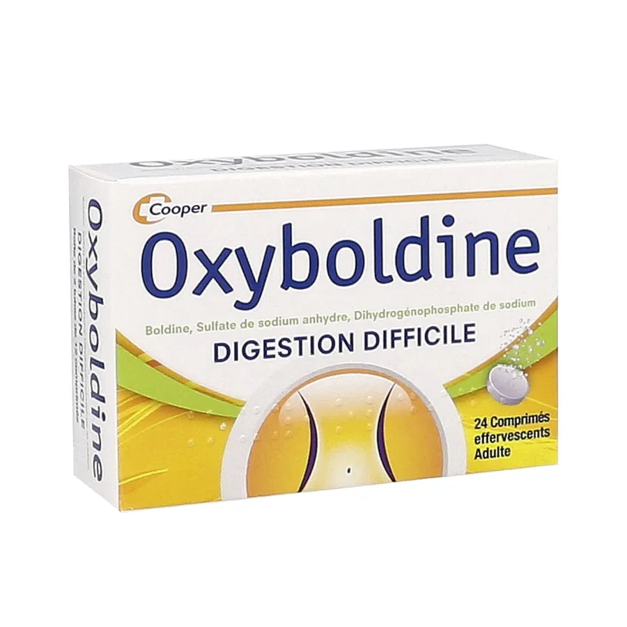Cooper Oxyboldine 24 comprimés effervescents