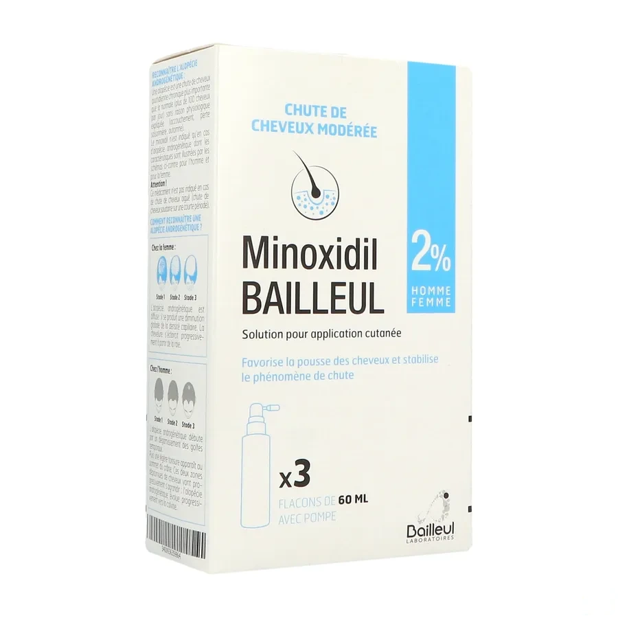 Minoxidil 2% 3x60 ml
